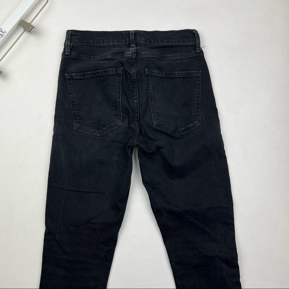 AGOLDE Sophie High Rise Skinny Crop in Harlow Destructed - Picture 2 of 8